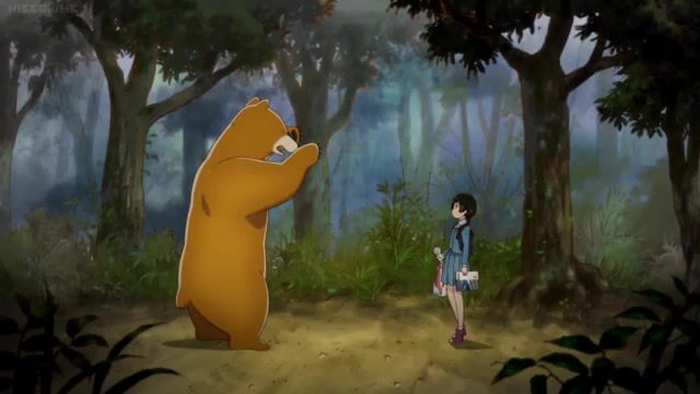 Welcome back, girl meets bear, anime.