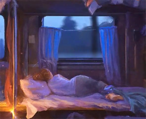 Romantic of night train