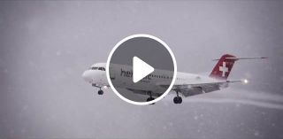 Swiss A340 300 Snow