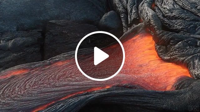 Lava flow at the kilauea volcano, hawaii, eleprimer, nature, cinemagraphs, cinemagraph, hot, red, trip, orbo, art, gif, loop, havaii, usa, lava, deep, house, live pictures. #0