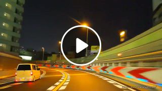 Japan Night Road