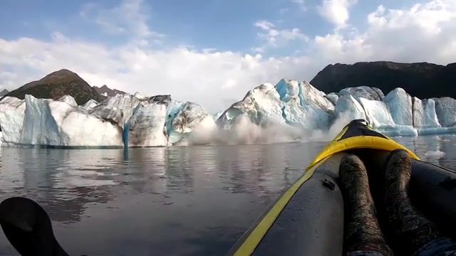 Kayak Adventure glacier in the Arctic - Video & GIFs | game over screen,sfx,sound effect,sound,hd,dark souls remastered,darksouls,dark souls,you died,iwan plays,iwanplays,iwan,viralhog,nature travel