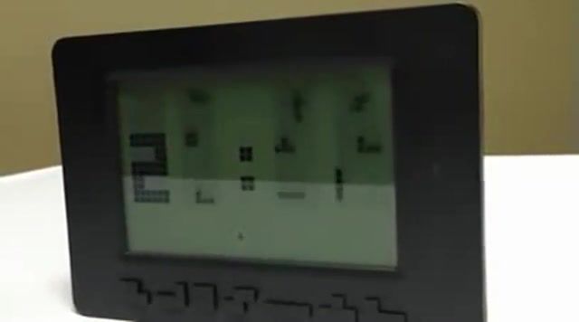 Tetris clock, cool, clock, theme, ost, tetris.