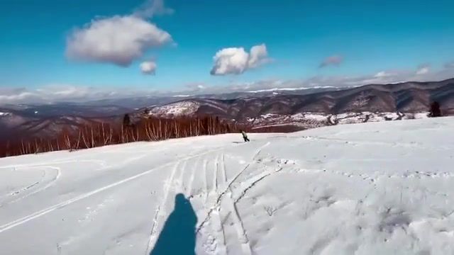 Under the sky, Snowboarding, Ski, Mountains, Nature Travel