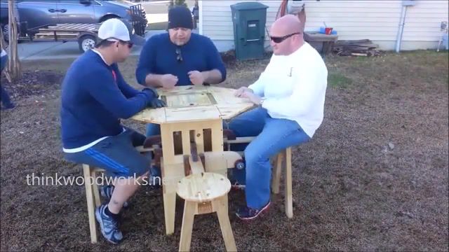 Wow, Incredible Folding Table. Fun. Project. Woodworking. Furniture. Outdoor. Tailgating. Picnic. Insane. Crazy. Best. Great. Cool. Amazing. Net. Woodworks. Think. Swan. Izzy. Eizzy. Table. Folding. Incredible. Viral. Wow.