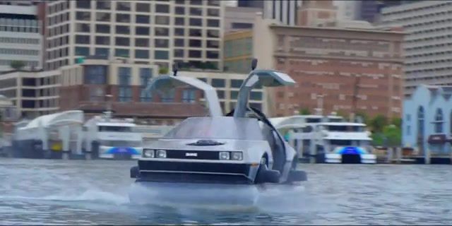 Back to the Future DeLorean speed boat