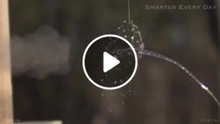 Bullet vs Prince Rupert's Drop at 150,000 fps Smarter Every Day 165