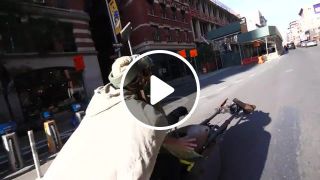 STAR WARS Speeders in NYC Streets