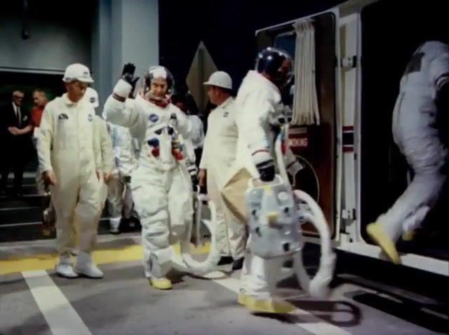 Transfer to launch pad, apollo 11, crew, neil armstrong, michael collins, buzz aldrin, science technology.
