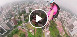 BASE Jumping the World's 7th Tallest Tower