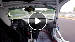 Car door flies off during race