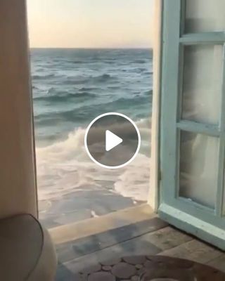 The ocean is at the door
