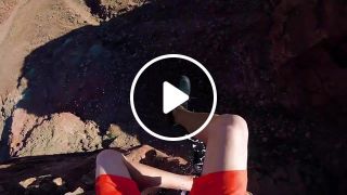 Slip and Slide off 500 Foot Cliff