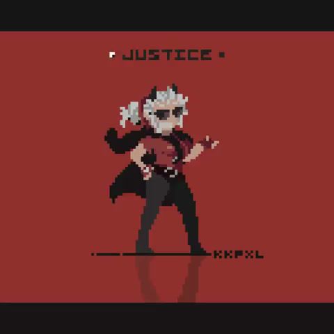 Spear of awesome justice, helltaker, pixelart, justice, helltaker justice, undertale, spear of justice, game, fabulous, music, artist kookyloon, art, art design.