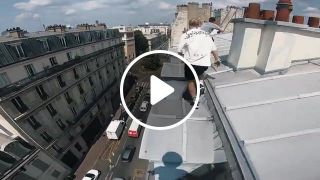 Paris Rooftop Parkour POV Storror