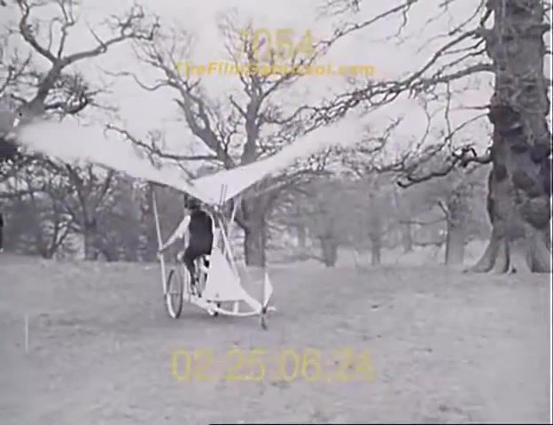 Early Flying Failures Stock Footage