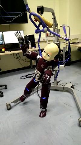 ICub getting better in balancing on one foot, Robotics, Icub, Balancing, Italian Institute Of Technology, Robot, Science Technology