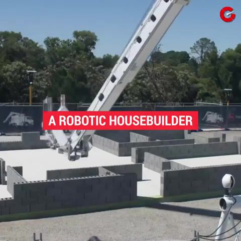 This autonomous robot can build a home in 3 days, auto, tech, science, robot, omg, wtf, wow, science technology.