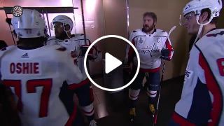 Washington Capitals team building before game