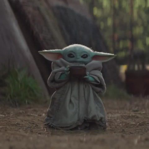 Feel The Force - Video & GIFs | source,yoda,miniyoda,little yoda,baby yoda,cute,mandalorian,remix,song,this is the way,the force,star wars,george lucas,movies,movies tv