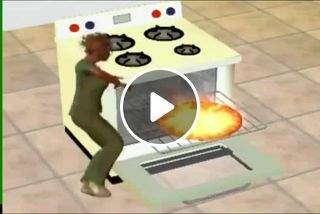 Fire in your kitchen