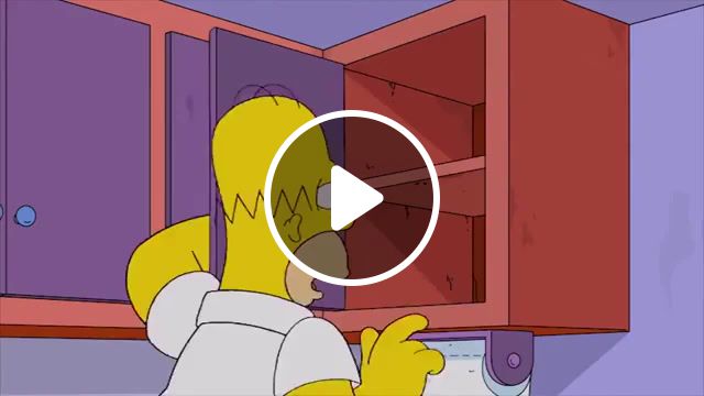 Nothing in the kitchen, the simpsons, homer simpson, simpsons, cartoons. #1