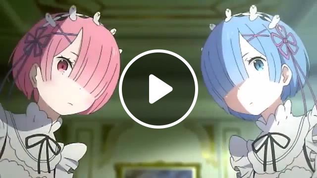 Ram and rem verbally abuse to the tune of green greens, kirby's dreamland, ram, green greens, rem, music, remix, re zero kara hajimeru isekai seikatsu, re zero starting life in another world, game, anime, niconico, nico, kirby. #0