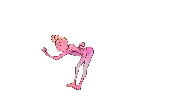 Beep Ba Bo dance animation, Girl, Pink, Jenn Strickland, Abstract, Dance, Animation, 2d Animation, Cartoons