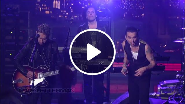 Depeche mode personal jesus live on letterman, rock, alternative, cbs, jesus, personal, mode, depeche, music. #0