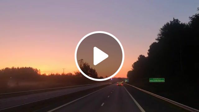 Morning, morning, road, highway, swede, sunrise, dawn, sweden, nature travel. #0