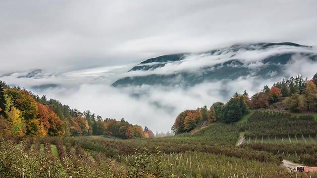 Nature, be fine, mountains, clouds, fog, timelaps, nature, world, nature travel.