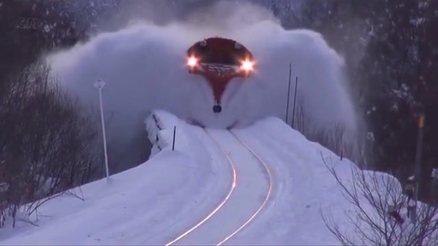 Train vs snow, reddit, train, train vs snow, snow, winter, science technology.