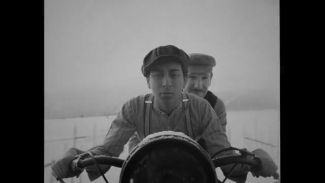 Towards the wind, the grand budapest hotel, grand budapest, motorcycle, winter, bw, gaspar, bike, biker, moto, movies, movies tv.