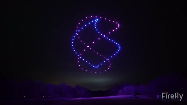 Firefly Drone Shows - Video & GIFs | drone show,drone light show,drone show company,tech,omg,wtf,amazing,science technology
