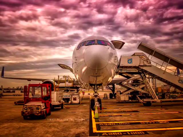 Purple Sky, The Inclement Weather, Boeing 737, Purple Sky, Aviation, Avia Parking, Science Technology