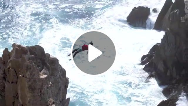 Nice jump from a cliff, fun, top, pop, hot, extreme, best, like, happy, jump, awesome, music, nature travel. #0