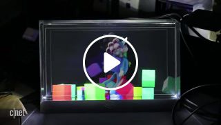 3D Holographic Display Looking Gl