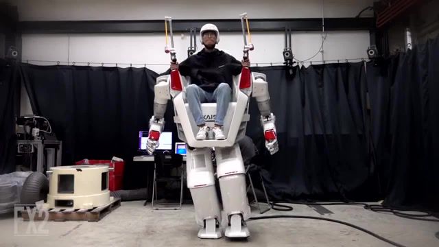 FX 2 The Giant Human Riding Robot, Robot, Humanoid, Kaist, Biped Robot, Science Technology