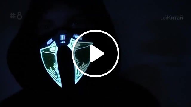 Led mask, music, science technology. #0