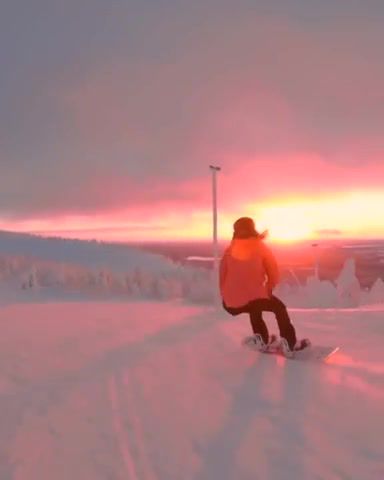 Be alright with yourself, Mood, Travel, Snowboarding, Sunset, Nature Travel