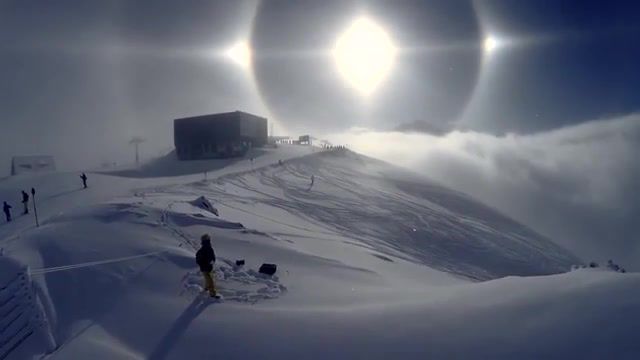 Breath taking Sun Halo - Video & GIFs | vinter 14 15,sun celestial object with coordinate system,astronomy field of study,sunhalo,clint mansell we're going home,nature travel
