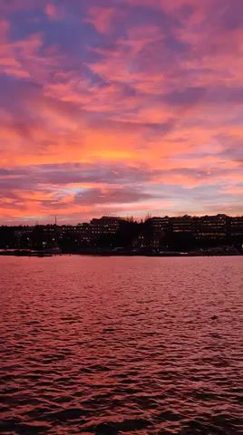 Crimson sunset, sunset, stockholm, sweden, lvnx, crimson sunset, nature travel.