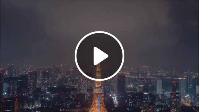 East, brazzaville, from the east, tower, night city, time lapse, nature travel. #0