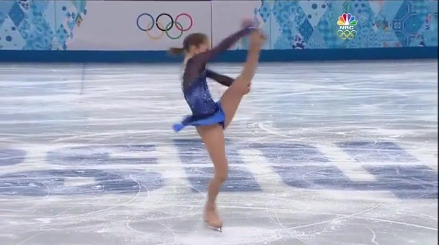Yulia Lipnitskaya 20 Watch the final position at the very end of this spin, you won't miss it, Olympics, Yulia Lipnitskaya, Sports, Celebs