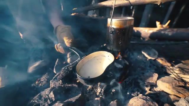 Backcountry Bonfire Cooking - Video & GIFs | filmmaker,film,samyang 14mm 1 2 8,carl zeiss jena sonar 135,sony a7ii,sony,food,carpathians,hiking,dog,autumn,cooking,outdoors,backpacking,mountains,staf org ua,food kitchen
