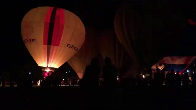 Balloons fireshow, balloons, fire, festival, fireshow, night, lights, rammstein, balloons show, nature travel.