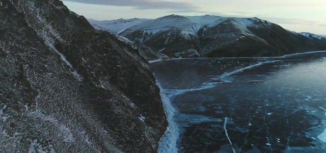 Cold paradise - Video & GIFs | russia,baikal,lake,siberia,freeze,winter,cold,drone,sonya7s,phantom4pro,roninm,lara croft,force,power,nature travel