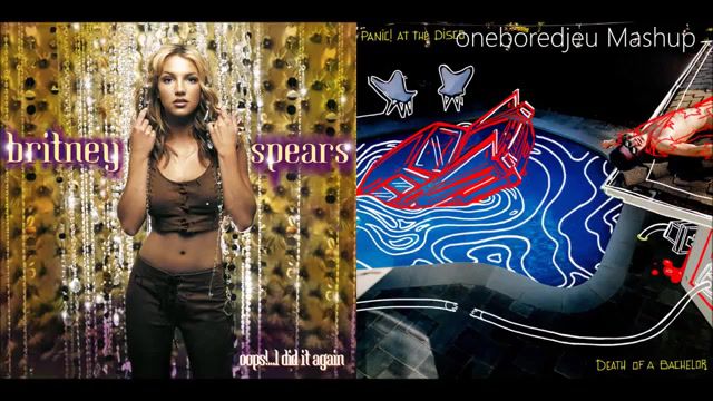 Did It In LA Britney Spears vs. Panic At The Disco Mashup - Video & GIFs | britney spears,la devotee,i did it again,oops,atd,p,patd,panic at the disco,at the disco,panic,original,mashup,oneboredjeu