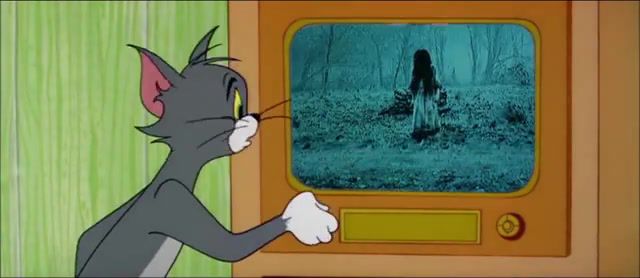 The ring Toon version, Tom And Jerry, The Ring, Samara, Mashup