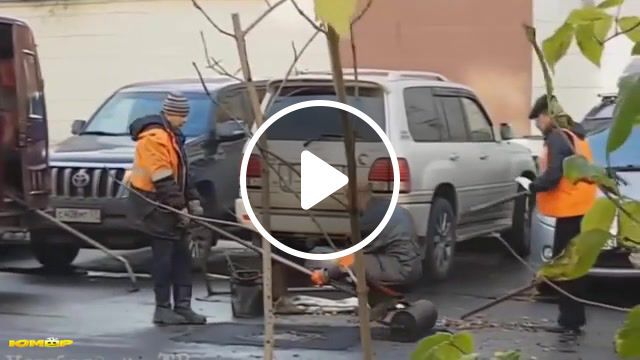 What the russia, what the, russia, road works, road repair, funny, rzhaka, mashup. #0